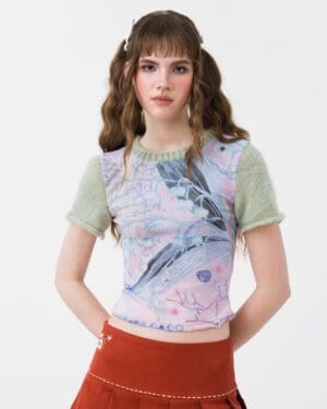 Cocoon Mesh Tee